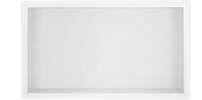 Saqu Shine inbouwnis 60x30x10 cm Mat wit Saqu Shine inbouwnis 60x30x10 cm Mat wit