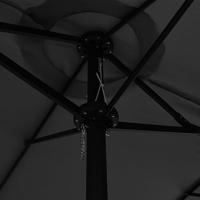 Parasol met aluminium paal 460x270 cm antraciet - thumbnail