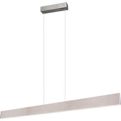 LED Hanglamp 35W - Rechthoekig - Mat Nikkel - Dimbaar - Binnenverlichting