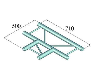 ALUTRUSS BILOCK BQ2-PAT35H 3-way T-Piece 90Â° - thumbnail