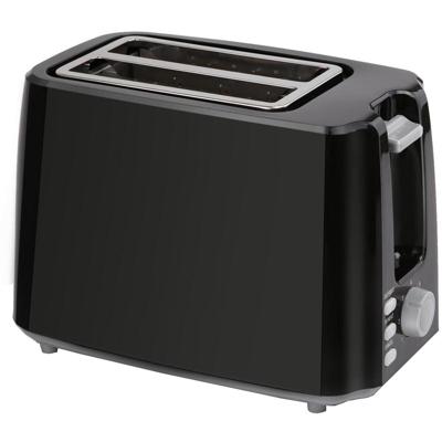 Zwarte Broodrooster met 3 Functies - 750 Watt