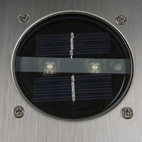 grondspot Carlo solar led 10,5 x 5 cm RVS zilver - thumbnail