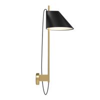 Louis Poulsen Yuh Wandlamp - 2700K - Zwart/messing - thumbnail