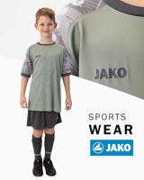JAKO 4224K Shirt Iconic Km Kids - Mintgroen/Zachtgrijs/Antra Light - 140 - thumbnail