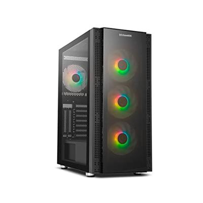 ATX Semi-toren doos Nox-Xtreme 1 Zwart E-ATX