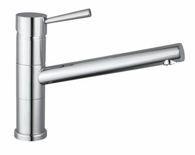 UNICORN ééngreepsmengkraan keuken, lage druk, chroom lage druk kraan - alleen geschikt voor lage druk boilers/kleine accumulatoren (onder wastafel model) met hoge uitloop en 150° draaibereik Eco