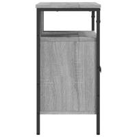 Wastafelkast 60x30x60 cm bewerkt hout grijs sonoma eikenkleurig - thumbnail