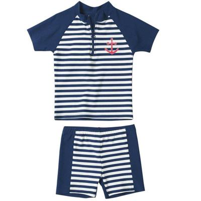 Playshoes tweedelige zwemsuit Anker Marine Wit-110-116