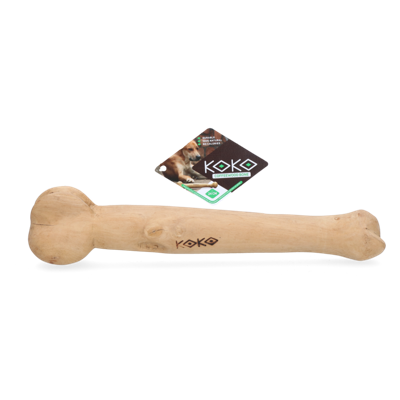 Koko Coffee Bones - 24 cm - kauwbot hond - veilig, splintert niet - hypoallergeen - 100% natuurproduct - cafeïne- en calorievrij en zonder kunstmatige toevoegingen - Large