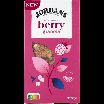 Jordans Ultimate Berry Granola 325 g bij Jumbo Jordans Ultimate Berry Granola 325 g bij Jumbo