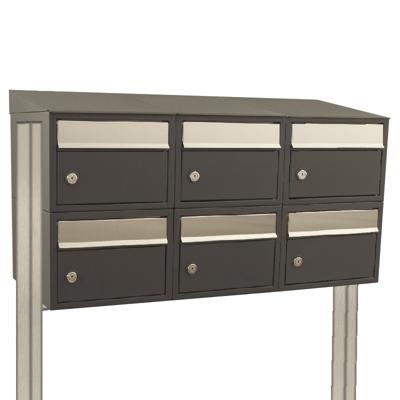 Stoer! Brickset 3-Breed, 2-Hoog Met Dak Op Statief Antraciet - 40215065_3x2ds