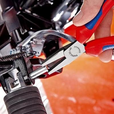 Knipex Platbuigtang zwart geatramenteerd met kunststof bekleed 160 mm - 2001160
