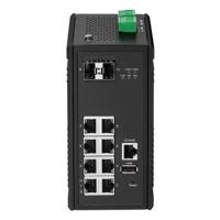 Edimax IGS-5208 netwerk-switch Managed Gigabit Ethernet (10/100/1000) Zwart - thumbnail