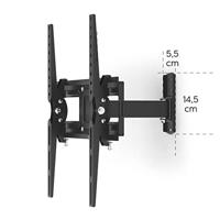 Hama TV-beugel 81,3 cm (32) - 165,1 cm (65) Kantelbaar en zwenkbaar - thumbnail