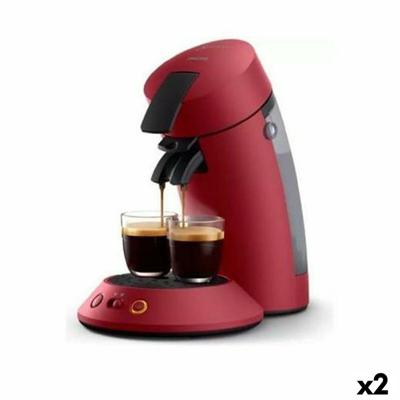 Capsule Koffiemachine Philips SENSEO ORIGINAL PLUS Rood 1 bar 0,7 L (2 Stuks)
