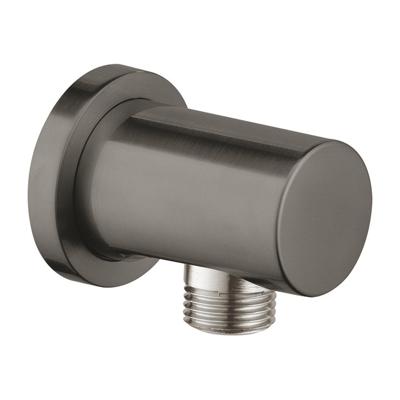 Grohe Rainshower Wandaansluitbocht Hard Graphite Geborsteld