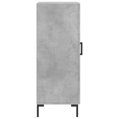 Dressoir 34,5x34x90 cm bewerkt hout betongrijs Dressoir 34,5x34x90 cm bewerkt hout betongrijs