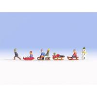 NOCH 45819 TT Kinderen figuren Geverfd, Staand, Zittend - thumbnail
