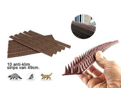 Kinzo anti-klim strips - 10 stuks - Voor het weren van dieren of dieven