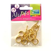 Vaessen Creative • alu deco toggle clasp 6pcs light gold - thumbnail