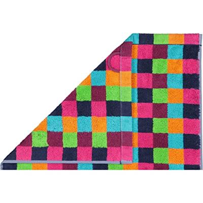 Cawö Cawö Lifestyle Karo Douchelaken 7047 Multi-84 70x140