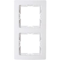 KOPP Paris HK05 Afdekraam - 2-voudig - Glanzend Arctic Wit - thumbnail