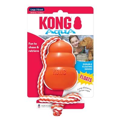 KONG AQUA ORANJE 7X7X10 CM - thumbnail