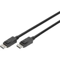 Digitus AK-340106-030-S DisplayPort-kabel DisplayPort Aansluitkabel DisplayPort-stekker, DisplayPort-stekker 3.00 m Zwart Vergulde steekcontacten, Afgeschermd - thumbnail