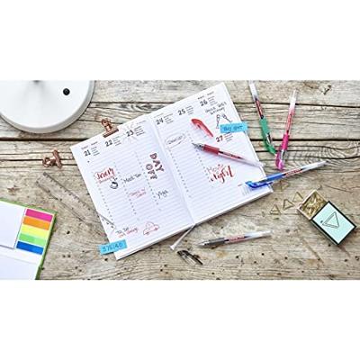 Edding gelroller 2185, etui met 5 stuks in geassorteerde kleuren