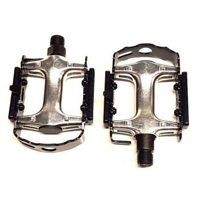 Tecora Platformpedalen 9/16 inch mtb zilver