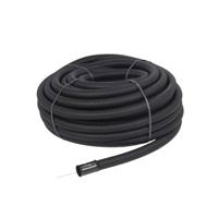 Fränkische Rohrwerke 19140110 Kabuflex-R-UV110 sw Beschermslang (ribbelslang) Zwart 50 m - thumbnail