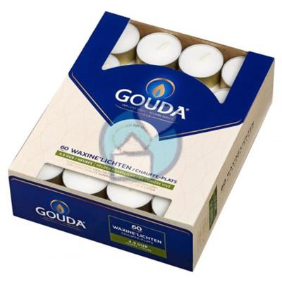 Gouda Waxinelicht 4.5 uur wit 60 Stuks