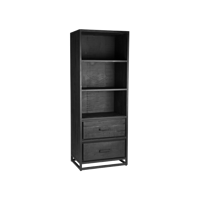 LABEL51 Boekkast Chili - Zwart - Mangohout - Boekkast - thumbnail