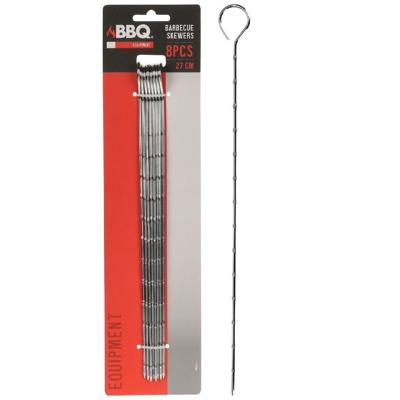 BBQ Metalen Pennen 27 cm 8 Stuks