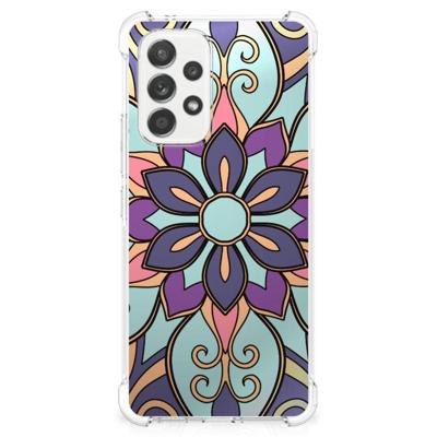 Samsung Galaxy A53 5G Case Purple Flower Samsung Galaxy A53 5G Case Purple Flower