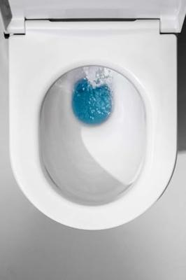 Laufen Cleanet NAVIA Douche WC 40.5x58x37cm diepspoel incl. closetzitting met deksel en softclose keramiek Glans Wit h8206014000001 - thumbnail