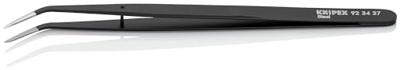 Knipex 92 34 37 Precisiepincet Spits, gebogen 45° 155 mm
