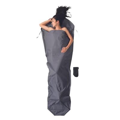 Cocoon Mummy Liner 100% Cotton Lakenzak Elephant Grey Cocoon Mummy Liner 100% Cotton Lakenzak Elephant Grey