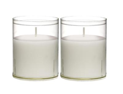 Bolsius Geurkaarsen Transparant Wax Wit 2 Stuks Bolsius Geurkaarsen Transparant Wax Wit 2 Stuks