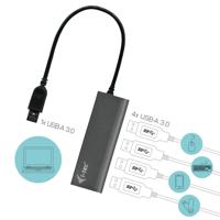 i-tec 4-Port USB 3.0 Metal Charging usb-hub - thumbnail