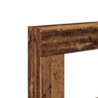 Haardombouw 81x18x82 cm bewerkt hout oud houtkleurig - thumbnail