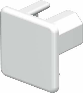 OBO Bettermann 6193129 Eindstuk (b x h) 17 mm x 18 mm Zuiver wit 1 stuk(s)