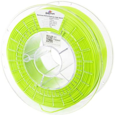 Spectrum Filaments 81546 PETG Premium High Speed Filament PETG Highspeed filament, Chemisch bestendig 1.75 mm 1000 g Bright Green 1 stuk(s)