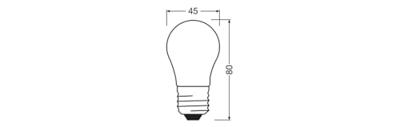 OSRAM HOMELIGHTING 4099854443978 LED-lamp Energielabel D (A - G) E27 3.4 W Warmwit (Ø x h) 45.00 mm x 45.00 mm 1 stuk(s) OSRAM HOMELIGHTING 4099854443978 LED-lamp Energielabel D (A - G) E27 3.4 W Warmwit (Ø x h) 45.00 mm x 45.00 mm 1 stuk(s)