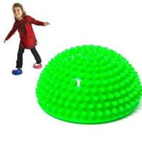 Halfrond evenwicht Stepping Stones Durian stekelige massage bal zintuiglijke integratie indoor buiten spelen speelgoed voor kinderen kinderen (groen) - thumbnail