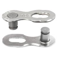 Messingschlager M-wave sluitschakel 10v. 1/2x3/32 - 5.88 mm. zilver - thumbnail