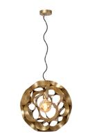 Lucide HANNELORE - Hanglamp - Ø 40 cm - 1xE27 - Mat Goud / Messing - thumbnail