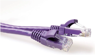 ACT IB2305 U/UTP CAT6A Patchkabel Snagless Paars - 5 meter