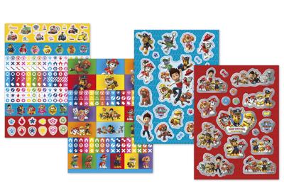 Totum paw patrol stickervel, 4st.