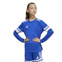 adidas Squadra 25 Voetbalshirt Lange Mouwen Kids Blauw Wit - thumbnail